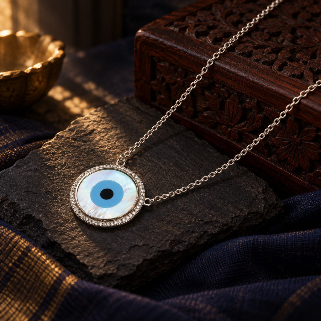 Evil Eye Nazarbattu Neckpiece